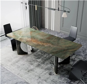 Botanic Bordeaux Green Quartzite Table Tops