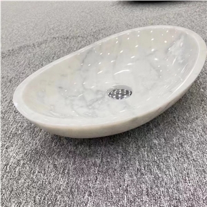 Wholesale Customized Carrara White Marble Sinks, Basins