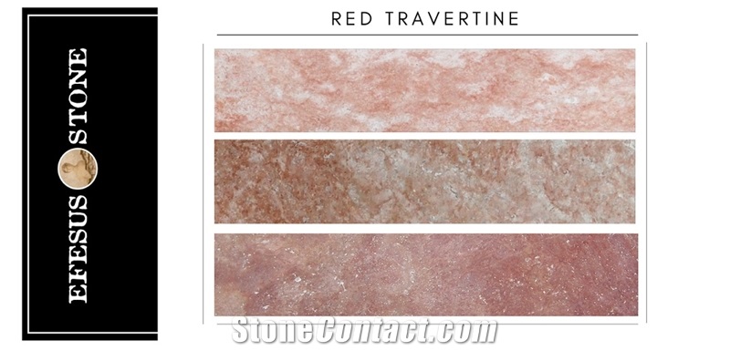 Red Travertine Selections