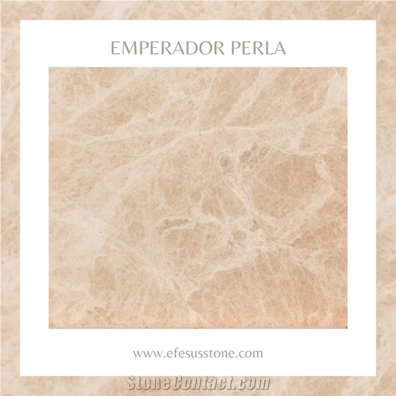 Spider Beige Marble - Emperador Perla