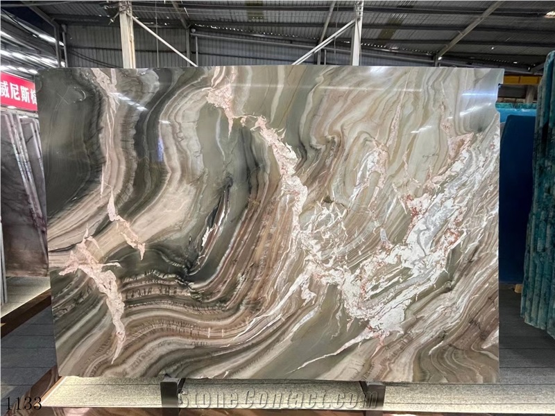 Norway Brown Marble Slab In China Stone Market