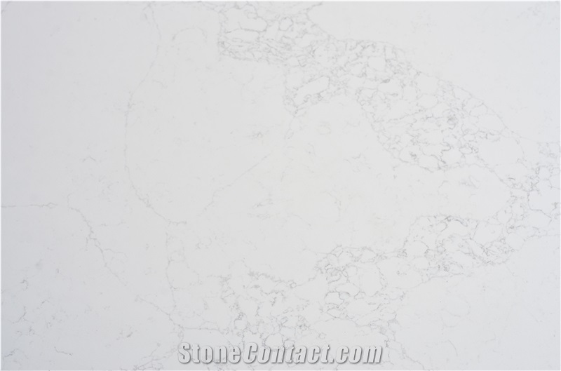 Artificial Moon White Quartz Slab & Tile