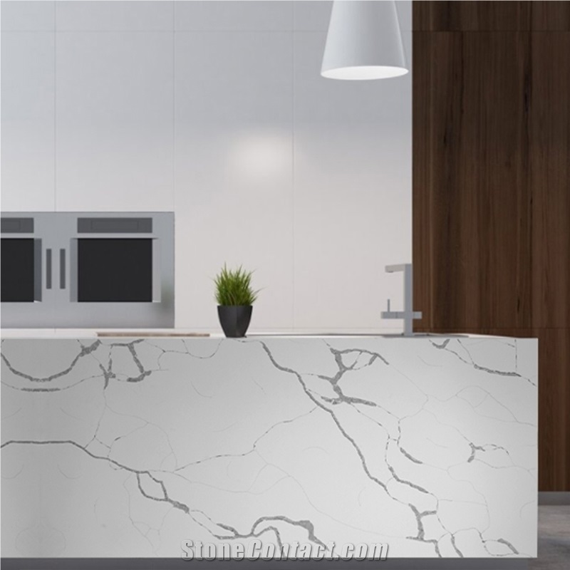 Literature And Art Polished Artificial Countertops Kitchen