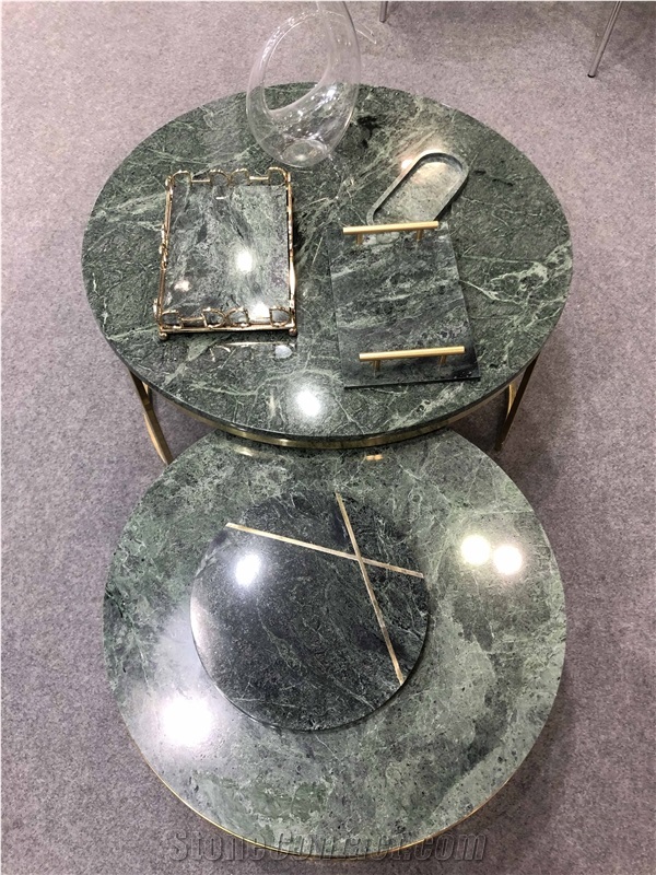 Goldtop Stone OEM/ODM Green Marble Craft
