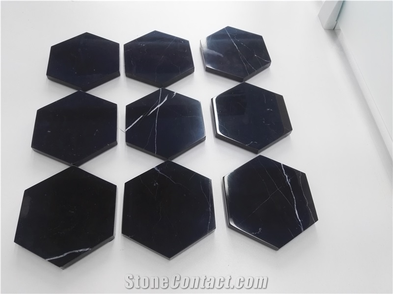 Goldtop Stone OEM/ODM White Mable Coasters