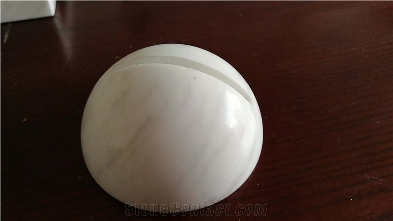 Goldtop Stone OEM/ODM White Marble Namecard Holder