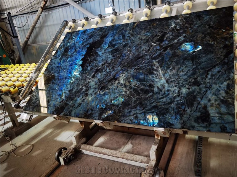 Luxury Blue Labradorite Granite Slabs