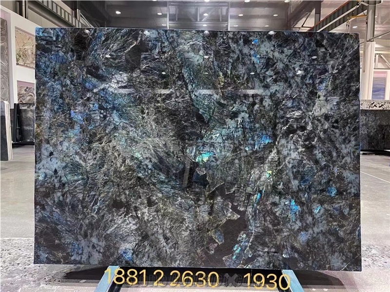 Luxury Blue Labradorite Granite Slabs