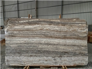 Silver Travertine Grey Natural Tile & Slab