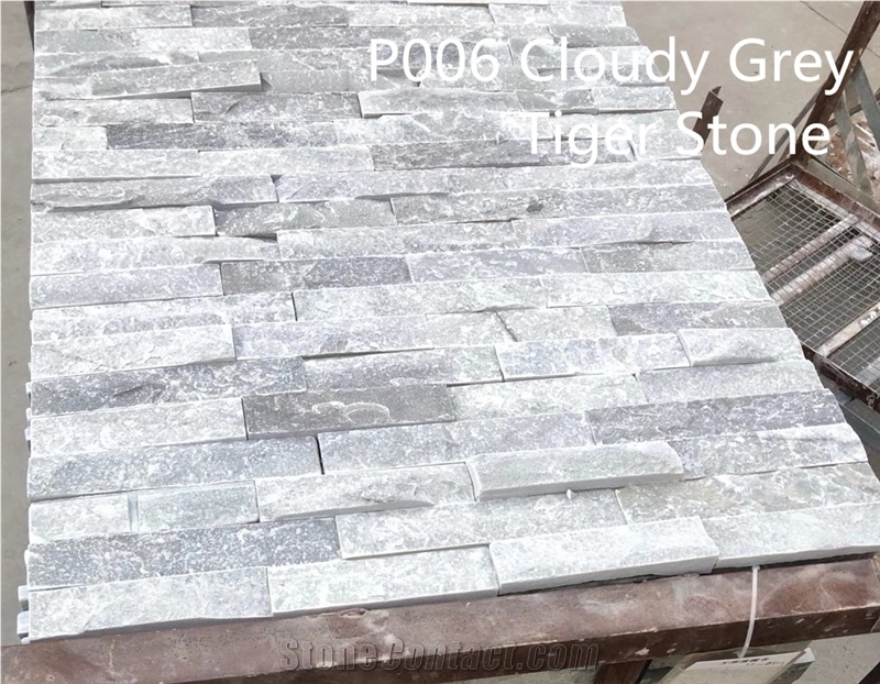 Cloudy Grey P006 Quartize For Wall Cladding Veneer