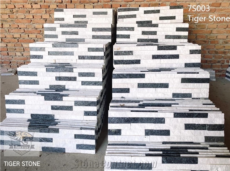 Mixed Color 7S003 Cultured Stone For Wall Cladding Veneer