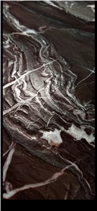 Dark Red Marble Blocks