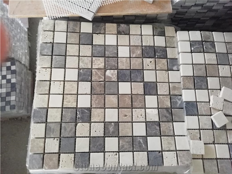 Marble Mosaic Square Shape Mosaic Pattern