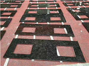 Angola Black Granite Bathroom Countertops