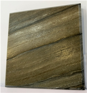 BRAZIL LUXUARY GOLD BROWN WOODEN BRUSHED MARBLE TILES