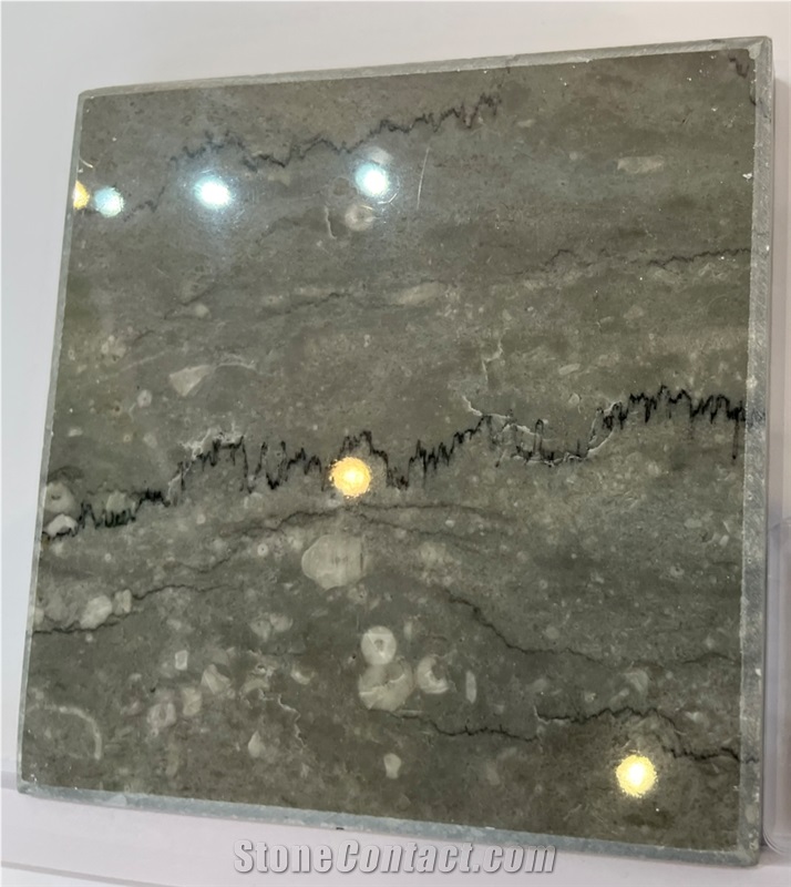 China Dark Grey Marble Tiles Polish from China