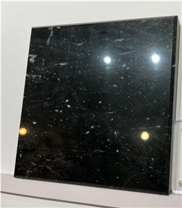 China New Cheap Black Marble Tile Polish