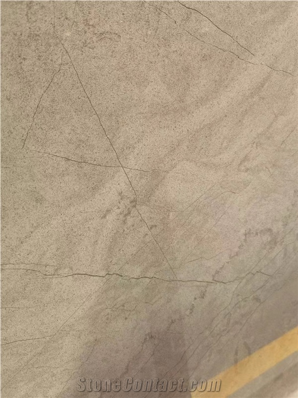 Hot Beige Gray Marble Slab For Wall Floor