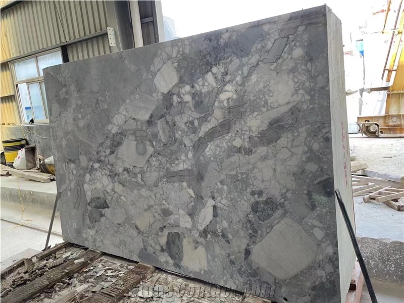 Hot China Pandora Grey Marble Slab Polish For Wall
