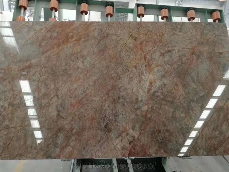 Hot Impression Red Marble Slab Wall Tiles