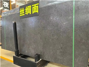 HOTTEST China Blue Limestone Big Slab Silk Finish