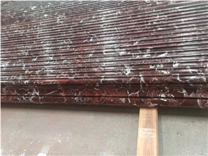 Italy Rosso Levanto Red Marble Borders Cheap Price