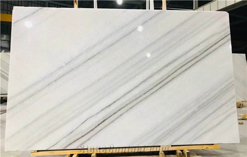 Luxury Columbia White Marble Bookmatch Wall Tiles