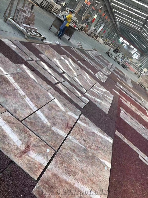 Nice Impression RED MARBLE SLAB For Wall Floor