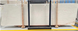 Rose Cream Ivory Marble Slab