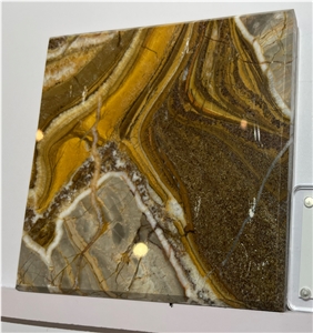 Special Brown Gold Marble Tiles For High End Project