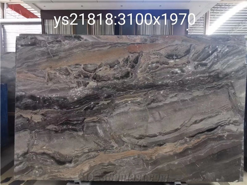Venice Brown Marble Slab Large Size For Wall