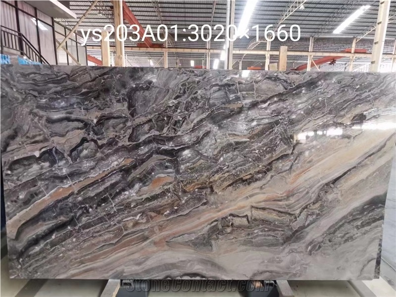 Venice Brown Marble Slab Large Size For Wall