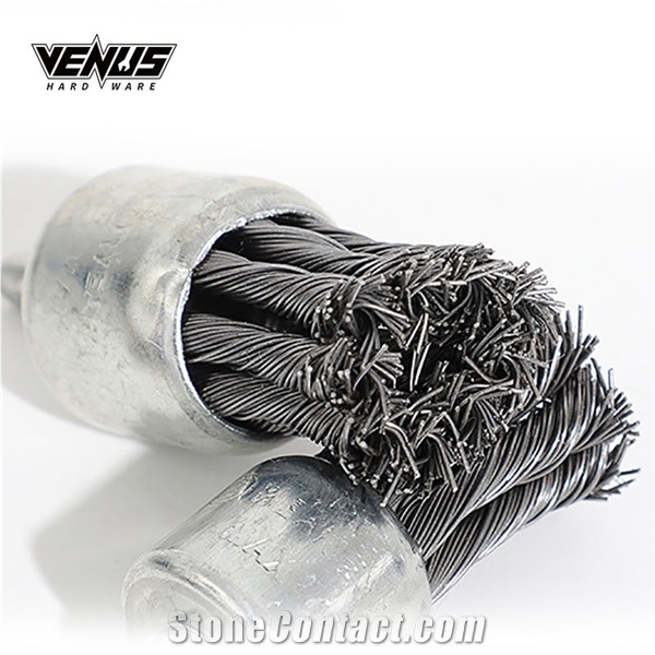 Knotted Stainless Steel Wire End Brush