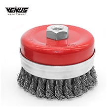 Knotted Up Wheels Cup Brush For Angle Grinder
