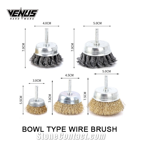 Removing Rust Twist Knot Steel Wire Brushes Abrasive Brush