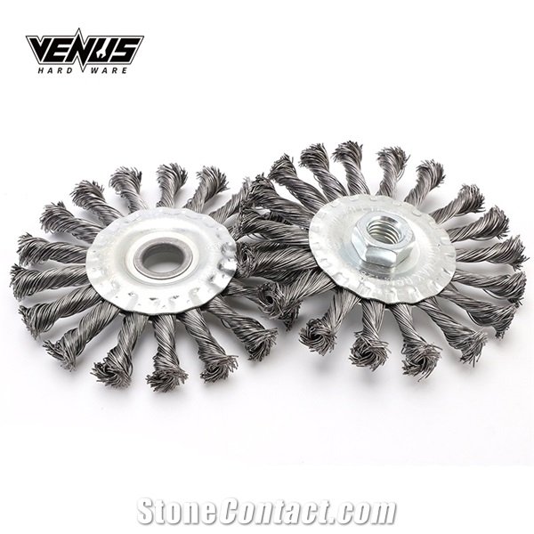 Stainless Steel Twisted Knot Wire Wheel Brush