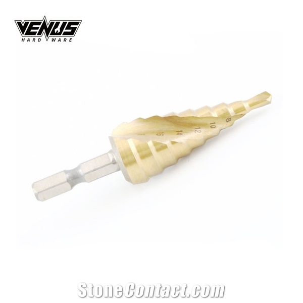 Step Drill With Core Cone Hole Cutter Shank Pagoda Drill Bit
