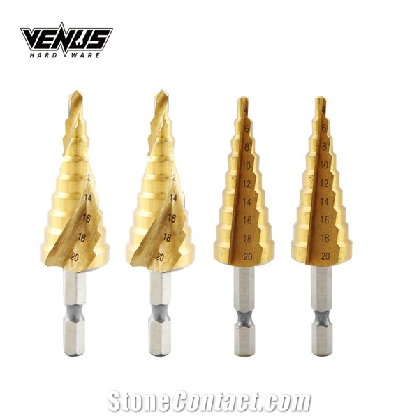 Step Drill With Core Cone Hole Cutter Shank Pagoda Drill Bit