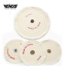 White Cloth Soft Polishing Pad Cotton Buffing Wheels