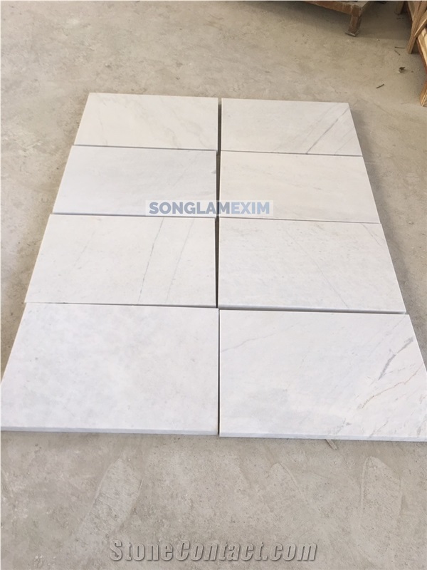 Milky White Marble Sanded Pavers