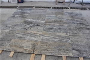 Silver Travertine Tiles Premium Extra