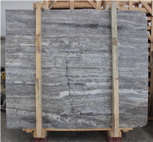 Silver Travertine Vein Cut Premium Extra