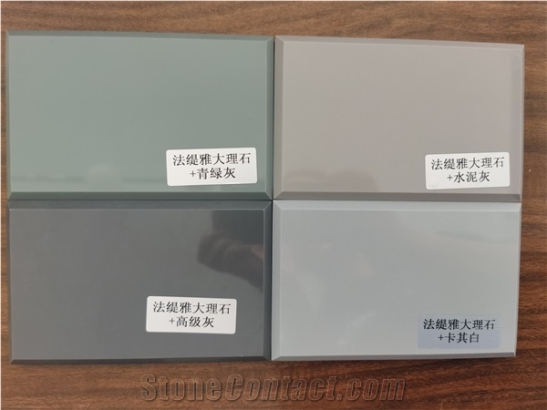 Pure Colors Of White Green Grey Artificial Marble Low Price