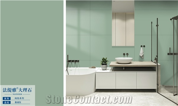 Pure Colors Of White Grey Green Engineered Marble