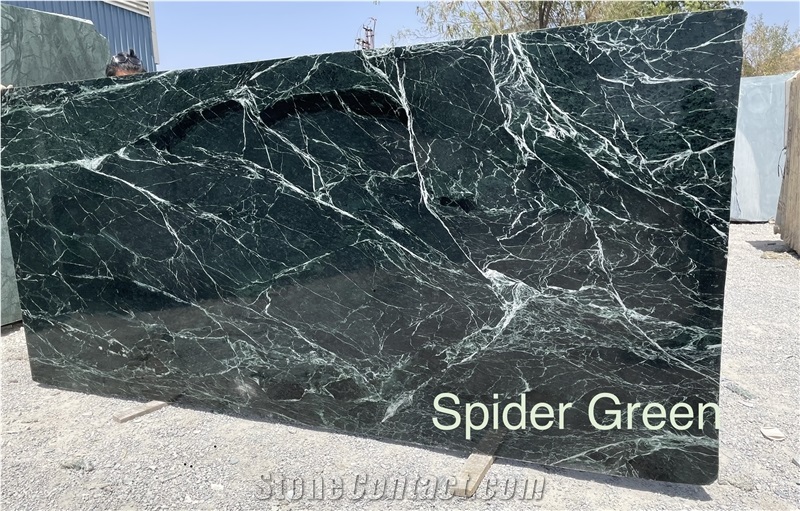 Spider Green Marble Slab