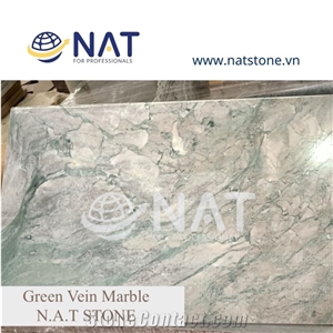 Vietnam Grey Marble/Silver Marble/Green Vein Marble Slabs