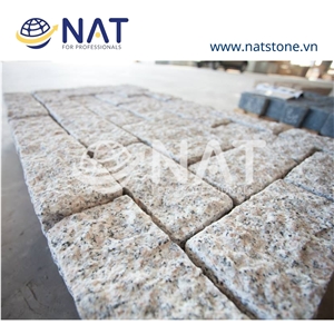 Vietnam White Granite Cubes / Cobble Paving