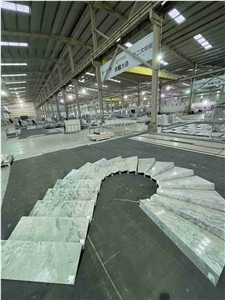 Super White Quartzite Steps