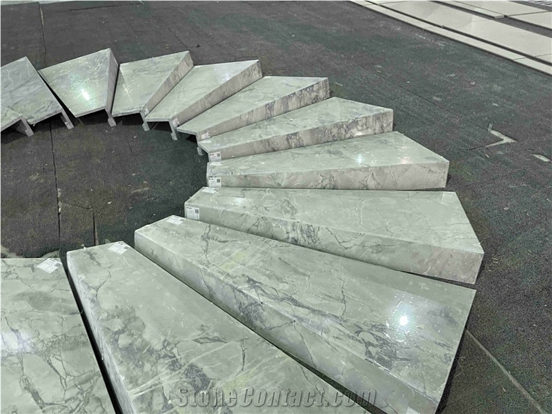 Super White Quartzite Steps