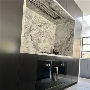 Calacatta Grey Super White Quartzite Kitchen Countertop